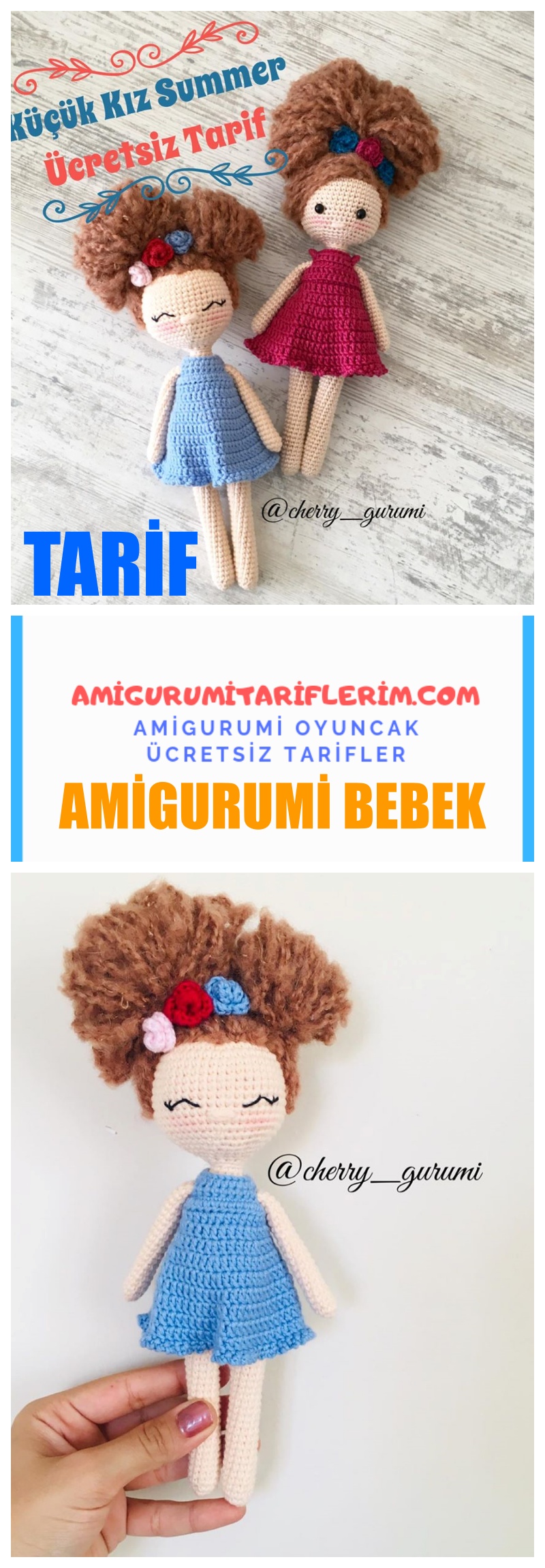 Amigurumi Bebek K K K Z Summer Yap M Amigurumi Tariflerim