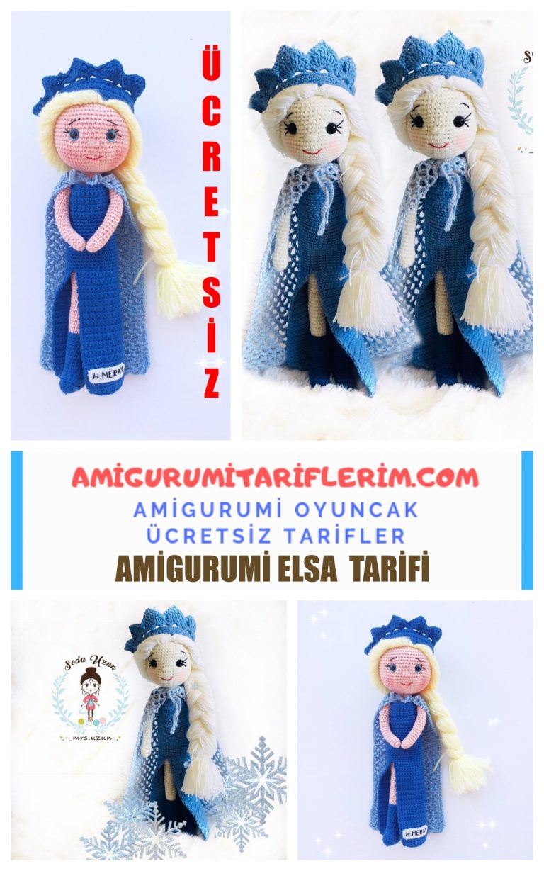Amigurumi Prenses Elsa Yapımı Amigurumi Tariflerim